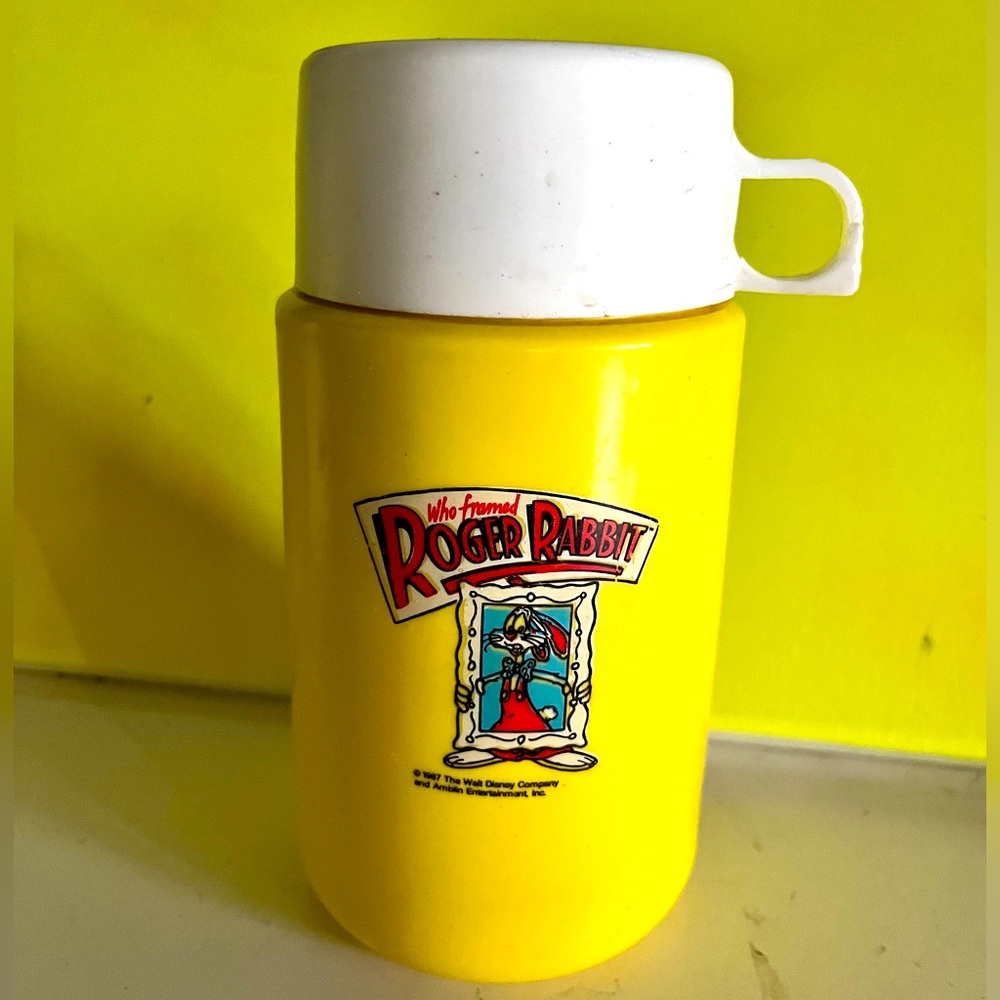 Who Framed Roger Rabbit Thermos Yellow